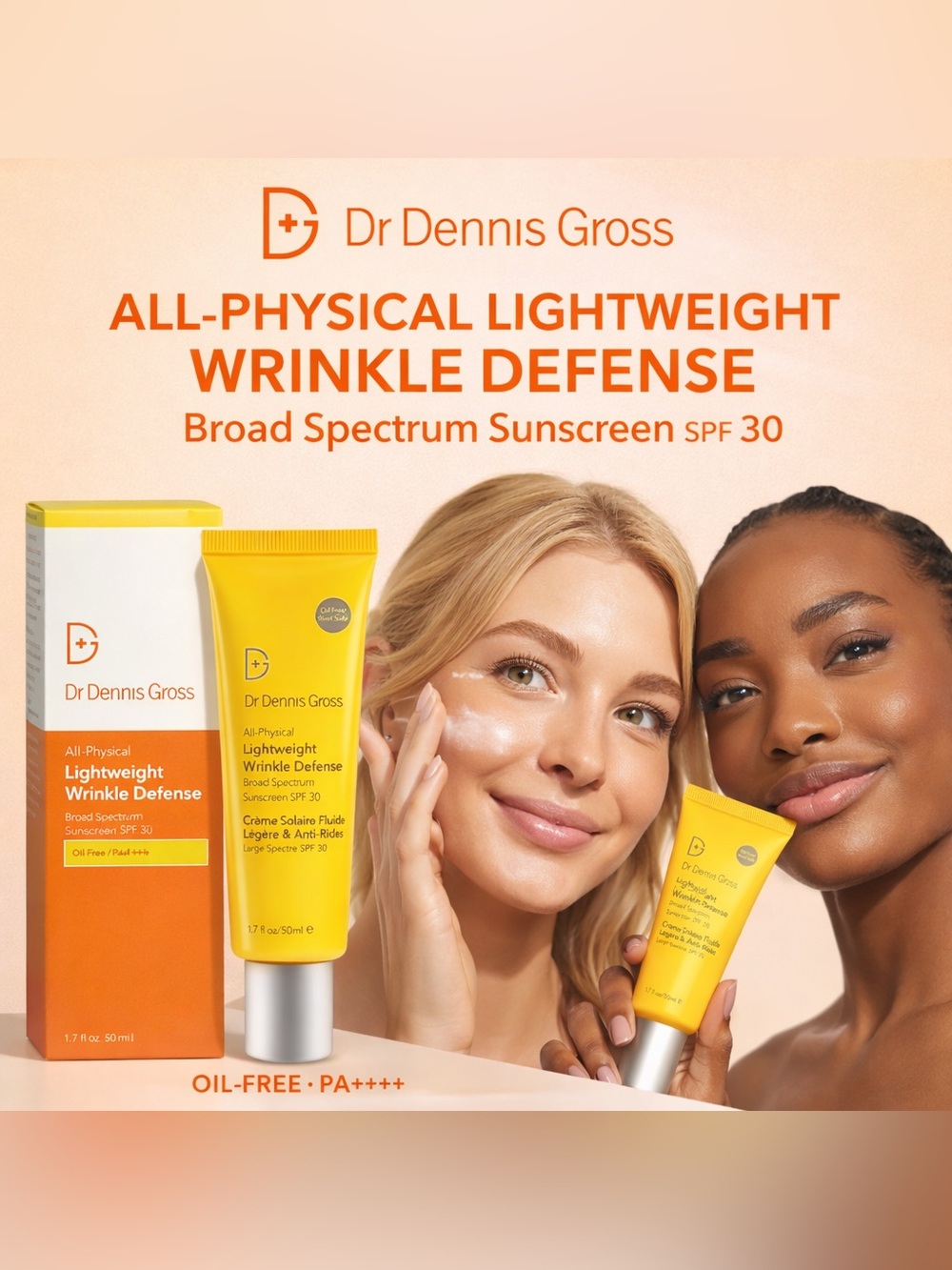 ✨NEW Dr. Dennis Gross All-Physical Lightweight Wrinkle Defense Sunscreen SPF 30